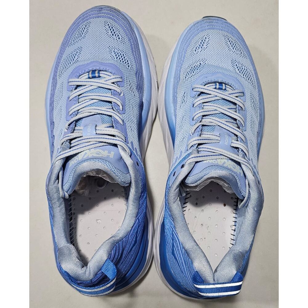 Hoka One One Bondi 6 Women’s Running Shoes Blue Athletic Sneakers Size 8.5 - Picture 6 of 11